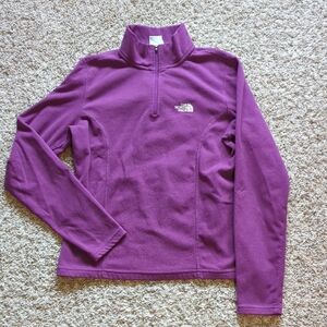 The North Face Fleece Quarter Zip Pullover Sweatshirt Top Jacket Size XS